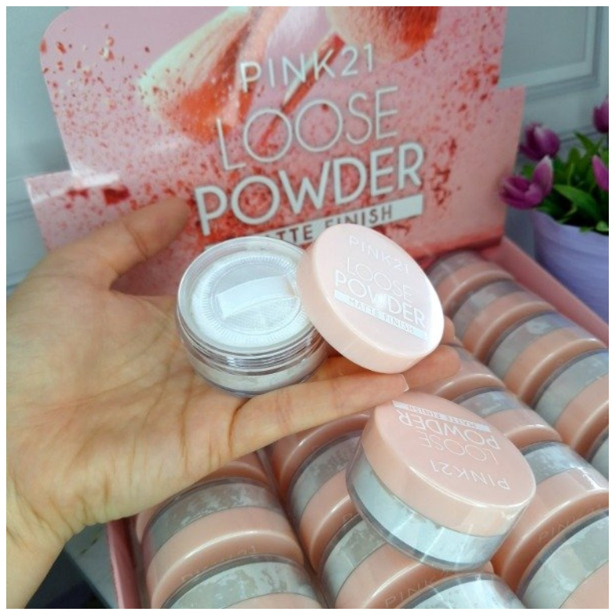 Polvo Volátil Traslúcido de Pink 21