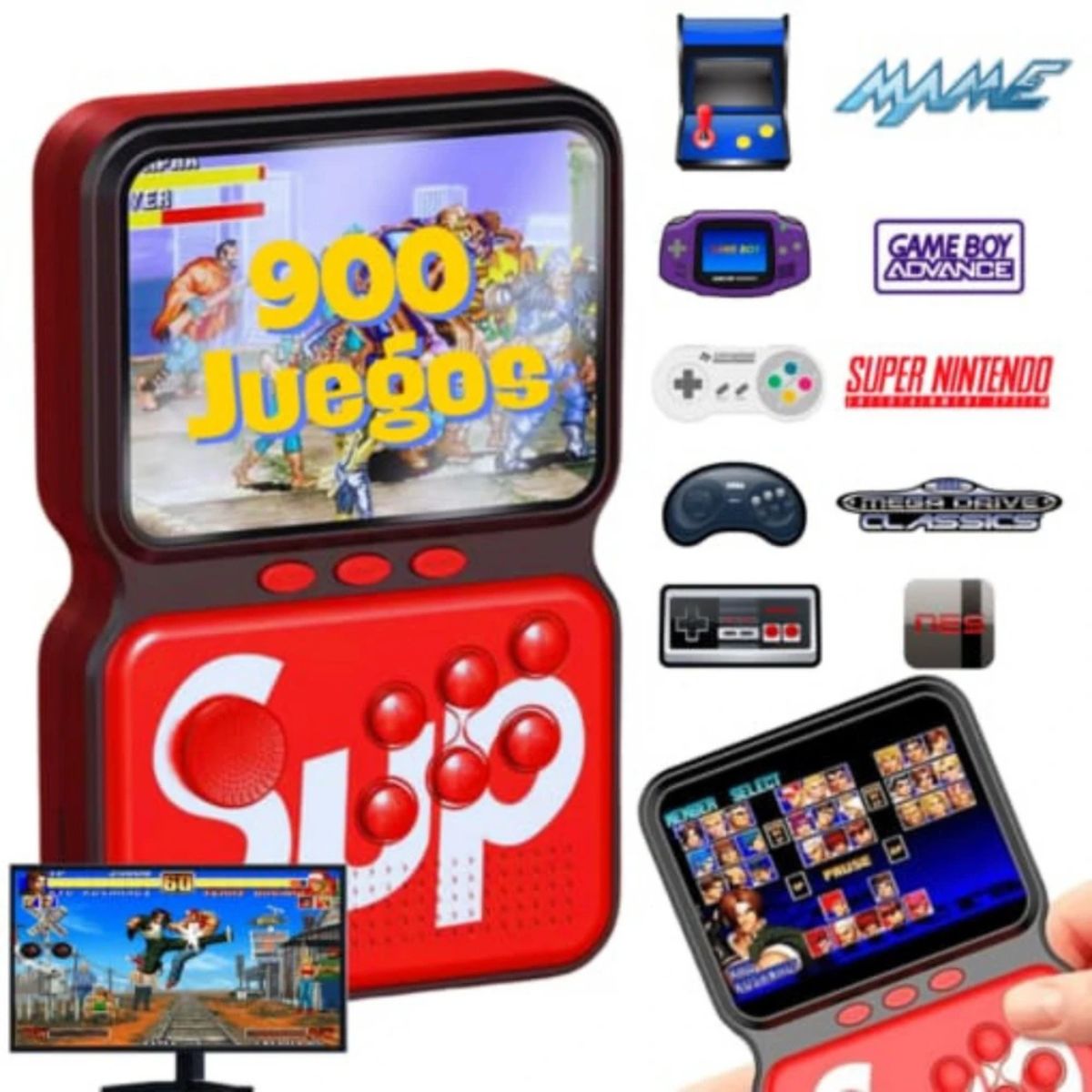 Consola Portatil Retro-Emulador Sup M9