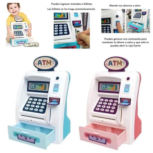 Alcancía Electrónica Cajero ATM Infantil
