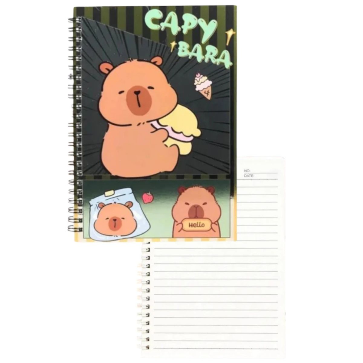 Cuaderno de Notas Kawaii Capibara
