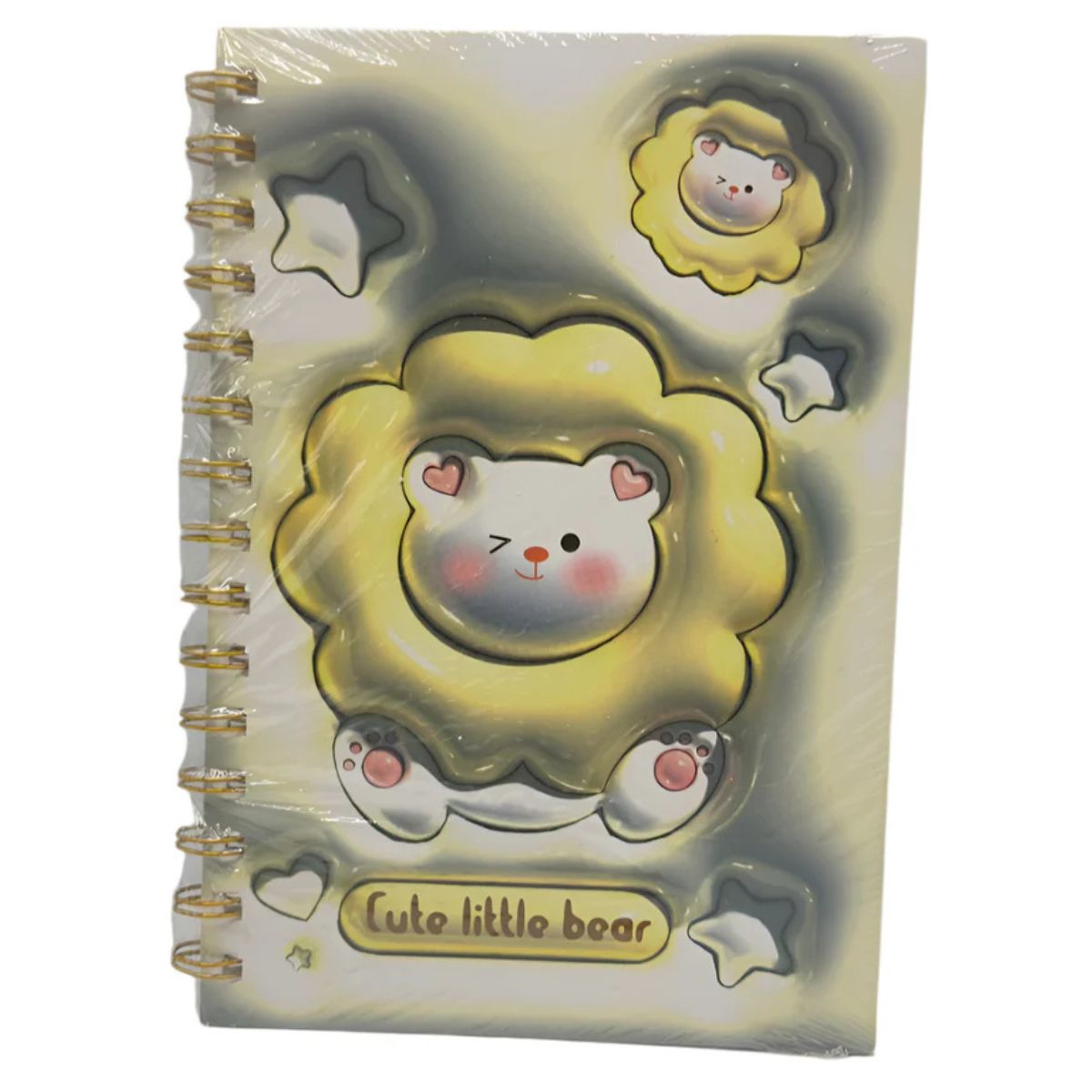 Cuaderno de Notas Textura 3D Little Lion