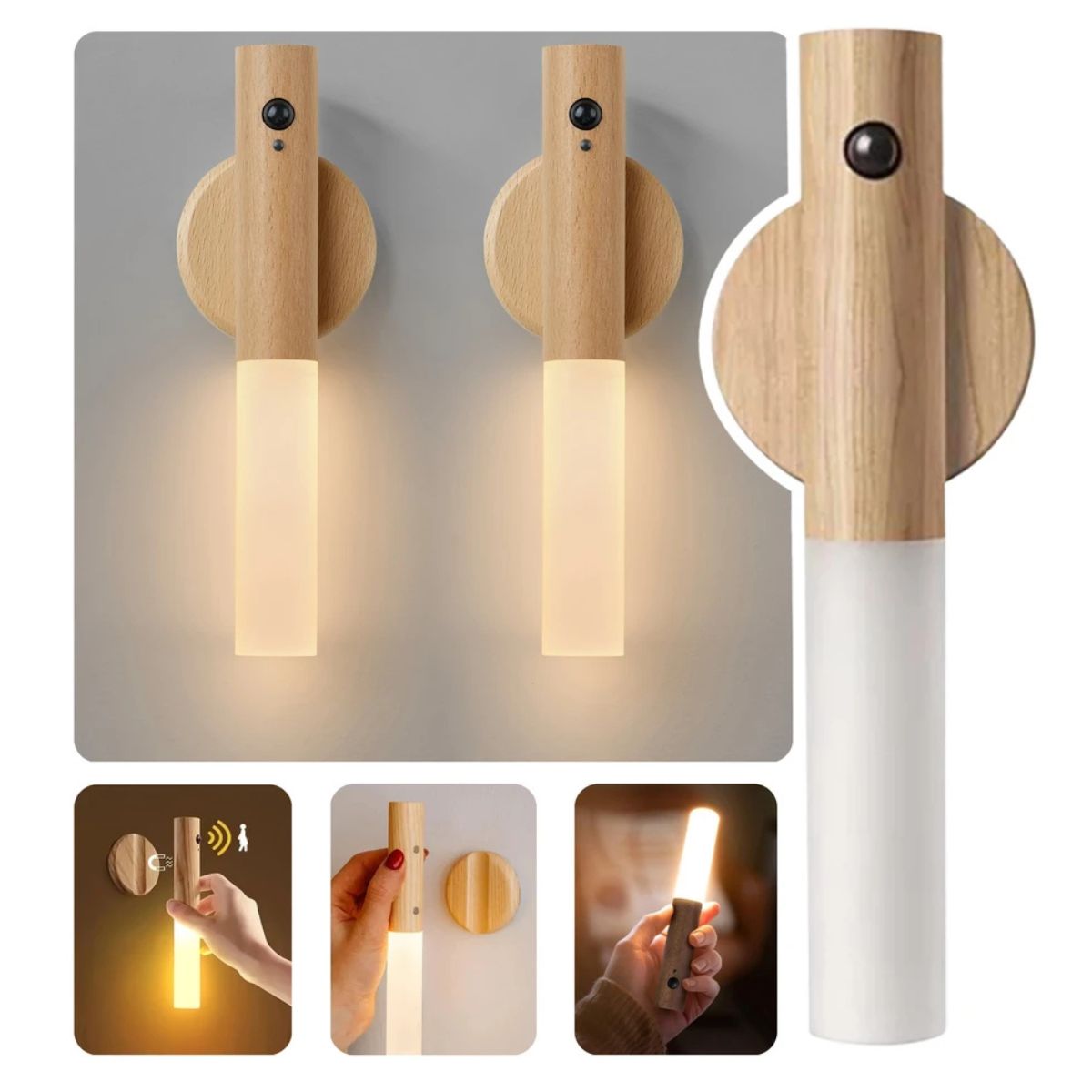 Foco Imantado LED + Sensor de Movimiento