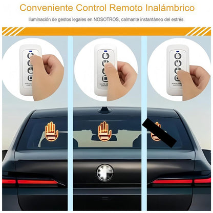 Manos de Aviso LED para Coche