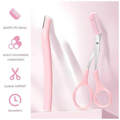 Kit 2 Piezas de Precisión para Cejas