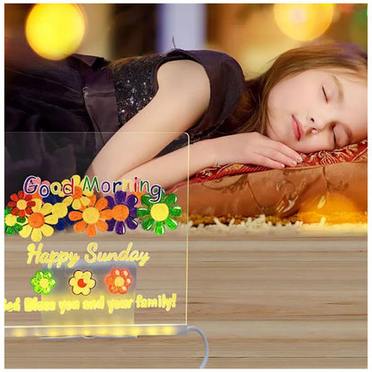 Pizarra Mágica LED Infantil 30x20 cm