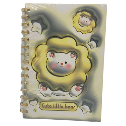 Cuaderno de Notas Textura 3D Little Lion
