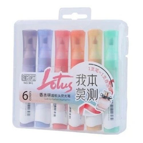 Set X6 Resaltador Perfumado Lotus