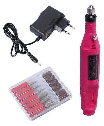 Torno para Uñas + KIT de Fresas